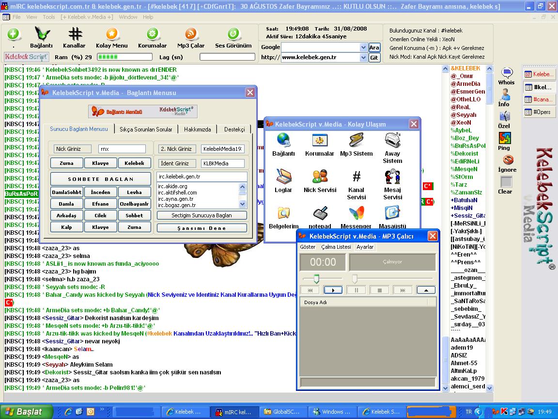 Kelebek mIRC Indir
